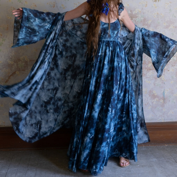 Selkie Other - Selkie The Indigo Girl Morning Walk Robe size S